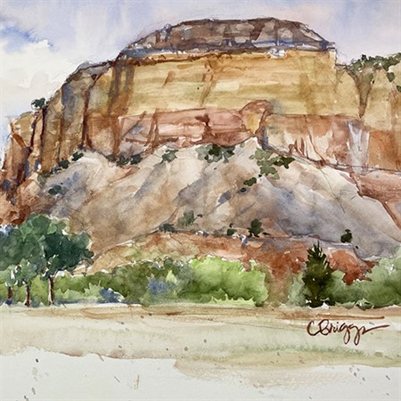 Georgia O'Keeffe's Ghost Ranch in Watercolors 