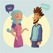 Let's talk in English Let's talk in English