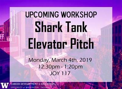Creating your elevator pitch workshop