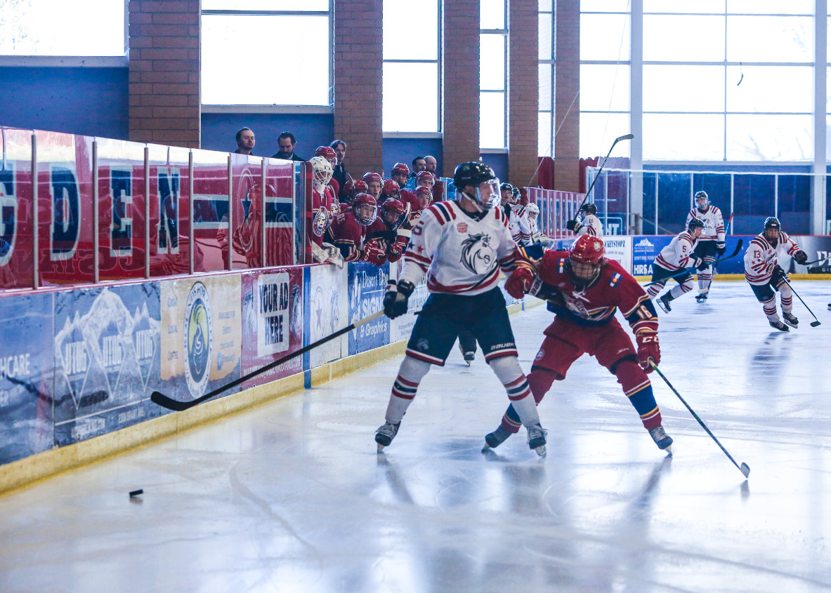 Ogden Mustangs Hockey Game