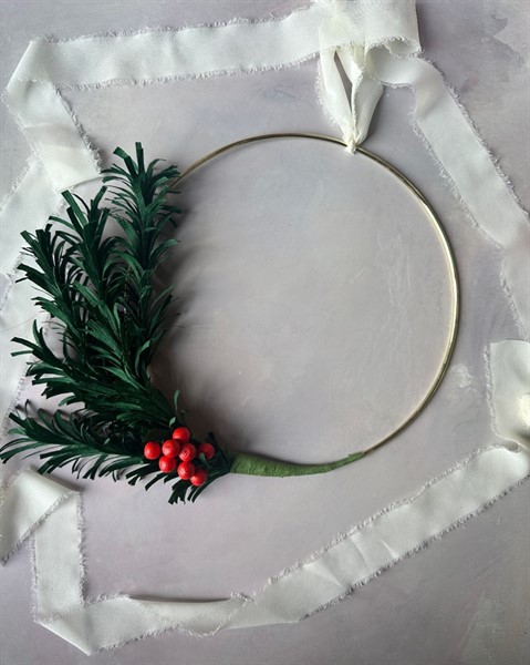 Virtual Beyond the Studio Workshop: Paper Wreath Making