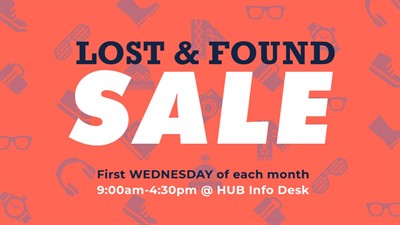 HUB Lost & Found Sale