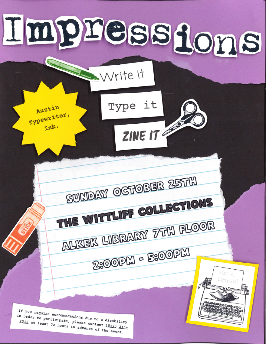 Impressions Typewriter Event