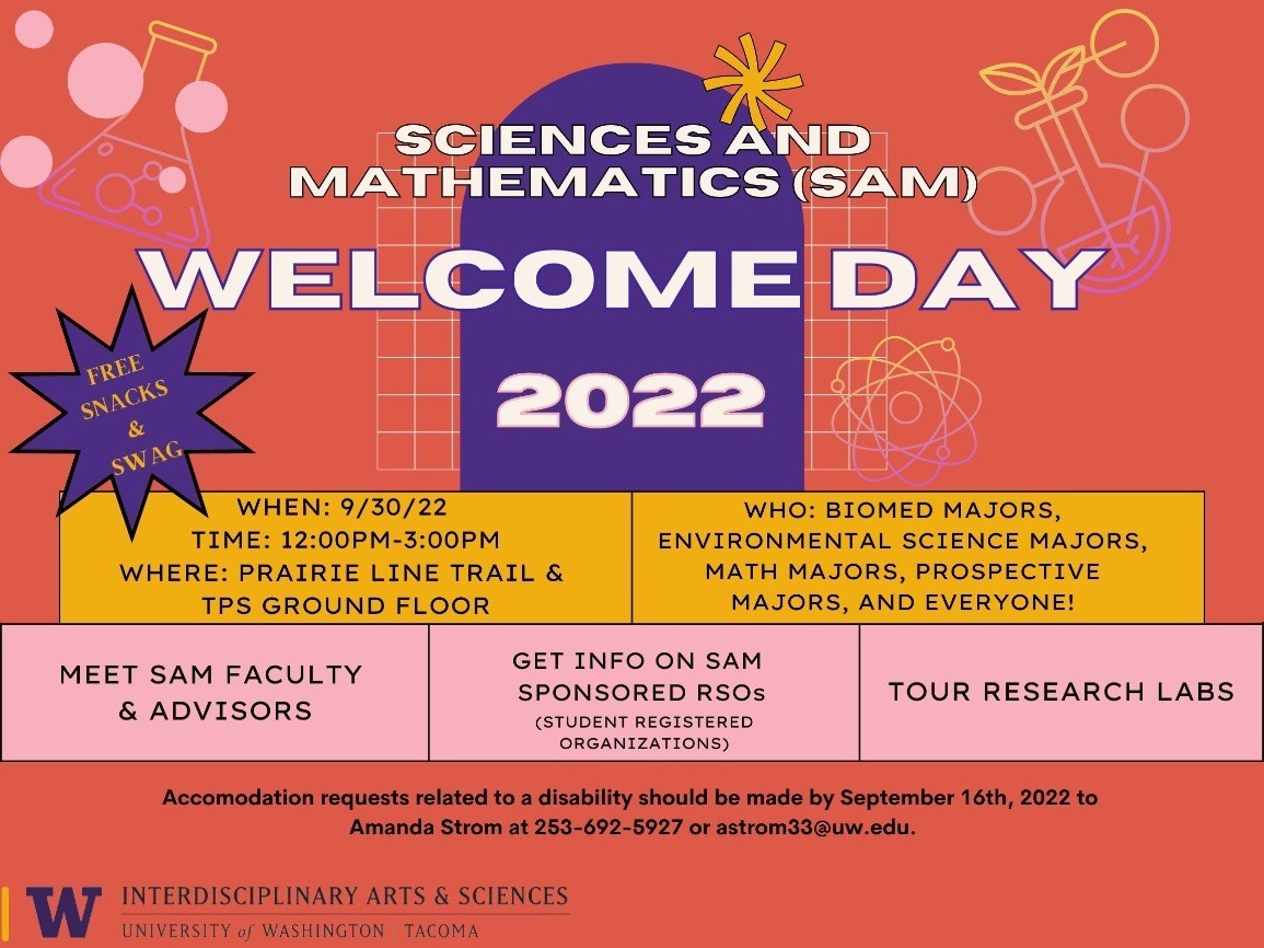 Sciences and Mathematics Welcome Day 2022