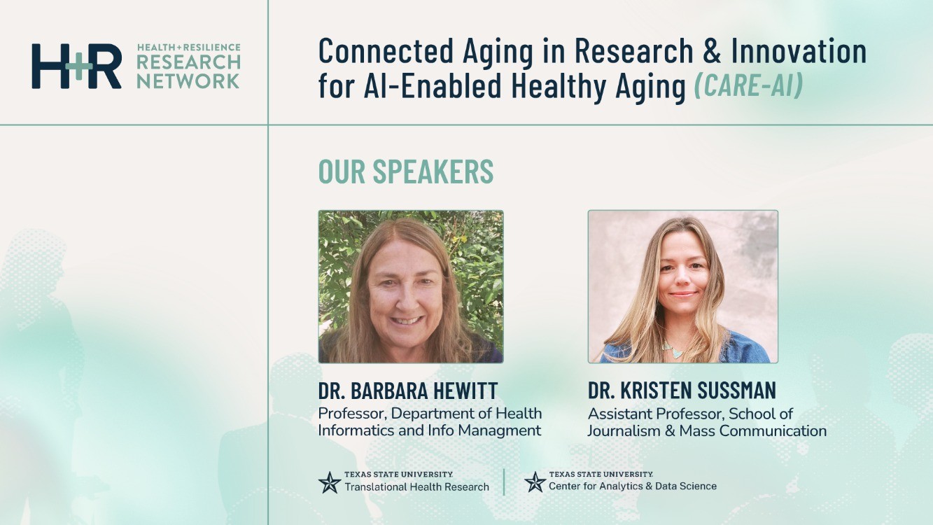 Health + Resilience Luncheon | Connected Aging in Research & Innovation for AI-Enabled Healthy Aging (CARE - AI)