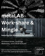 June 3: metaLAB Principal Kim Albrecht and metaLAB visiting fellow Ilan Manouach. June 3: metaLAB Principal Kim Albrecht and metaLAB visiting fellow Ilan Manouach.