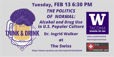 The Politics of Normal:  Alcohol and Drug Use in U.S. Popular Culture -- Grit City Think&Drink