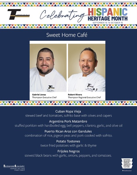Sweet Home Café Hispanic Heritage Month Chefs' Table