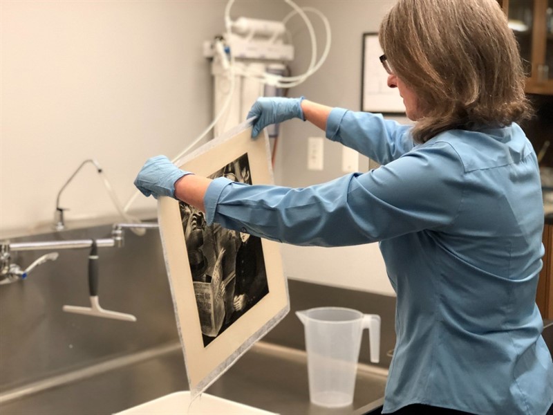 Virtual Converse with a Conservator: Preserving Works on Paper