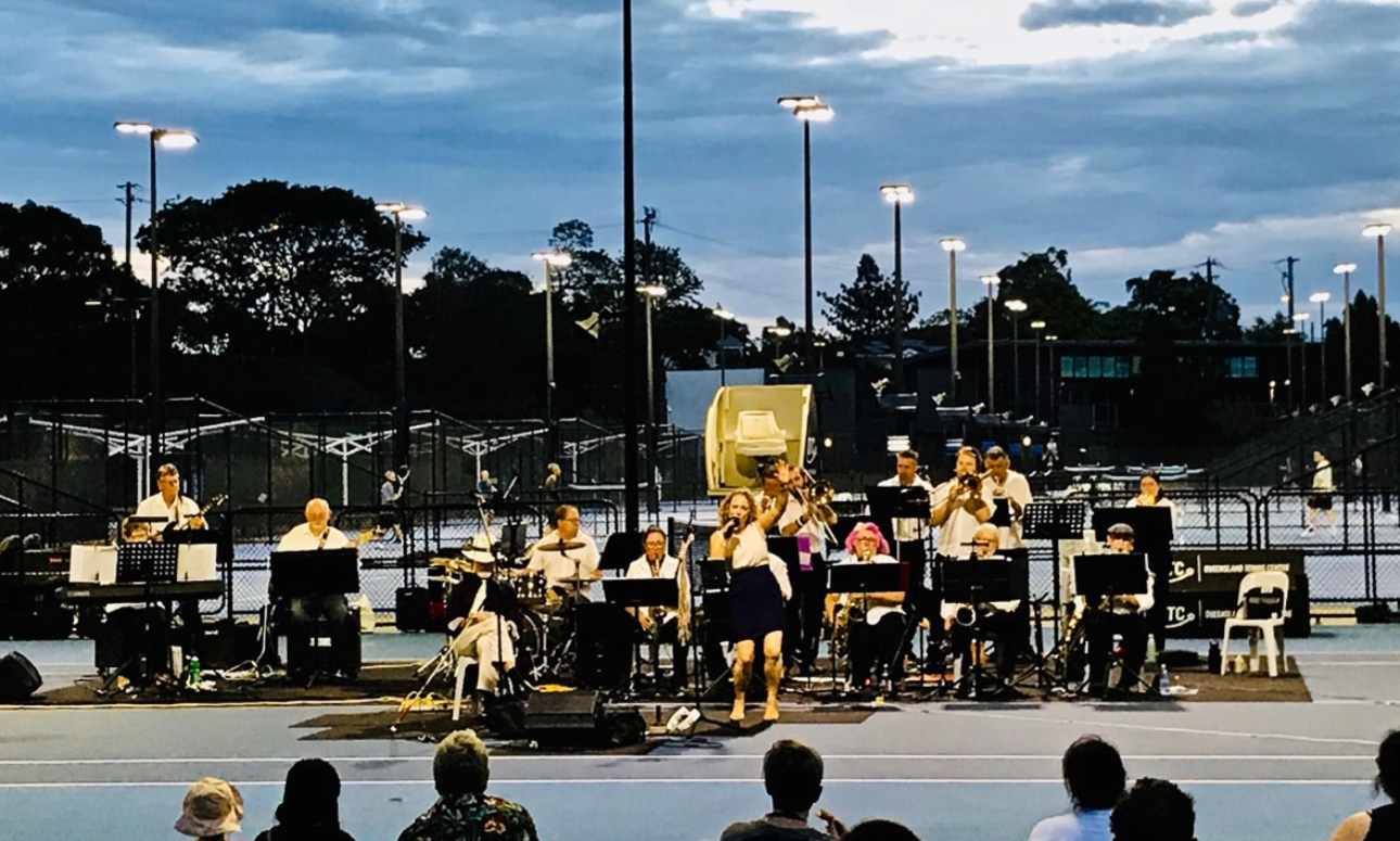 Bands in Parks: Sunset on the Court