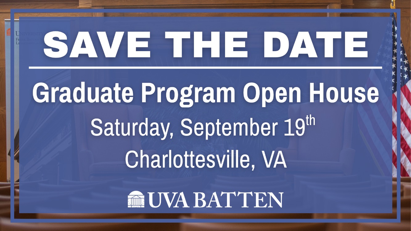 SAVE THE DATE: Graduate Programs Fall Open House
