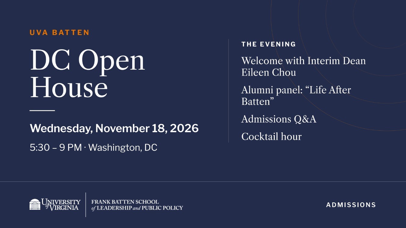 UVA Batten DC Open House