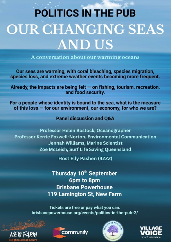 Politics in the pub: Our changing seas and us