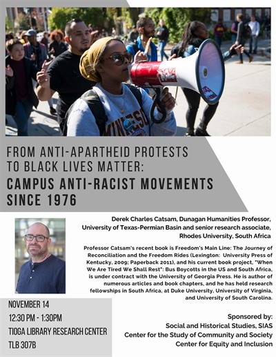 From Anti-Apartheid Protests to Black Lives Matter: Campus Anti-Racist Movements Since 1976