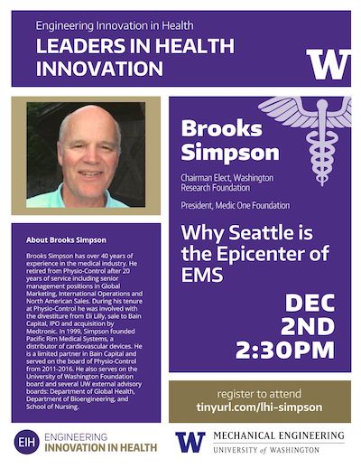 Leaders in Health Innovation: Brooks Simpson - Why Seattle is the Epicenter of EMS