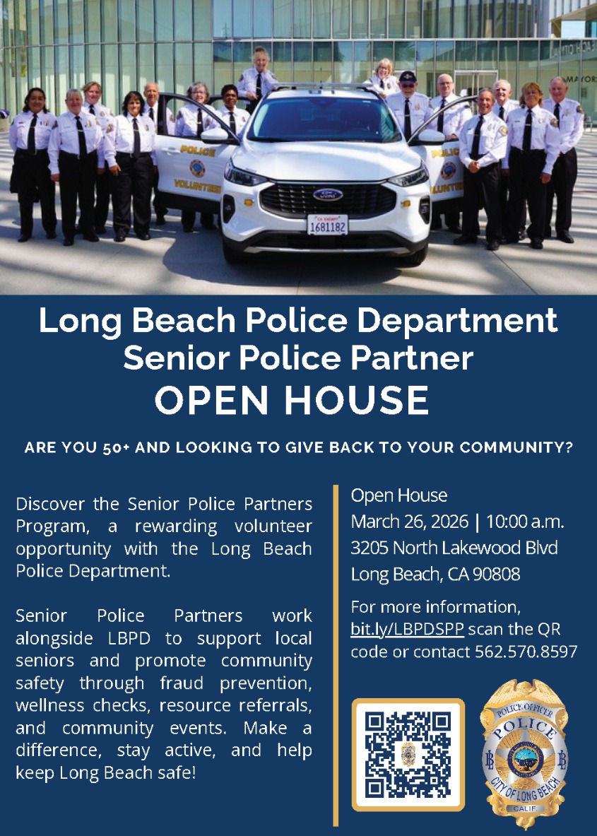 Long Beach Police Department Senior Police Partner Open House
