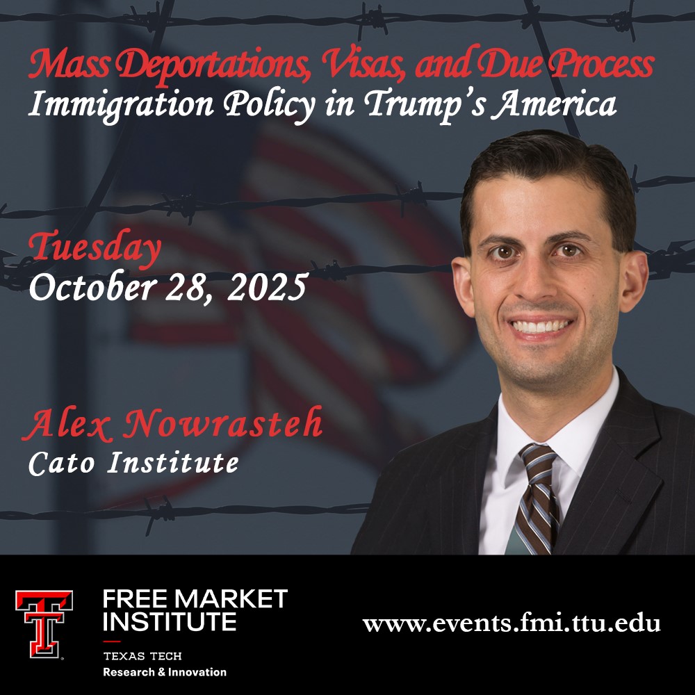 FMI Public Speaker Series – Immigration Policy in Trump's America – Alex Nowrasteh