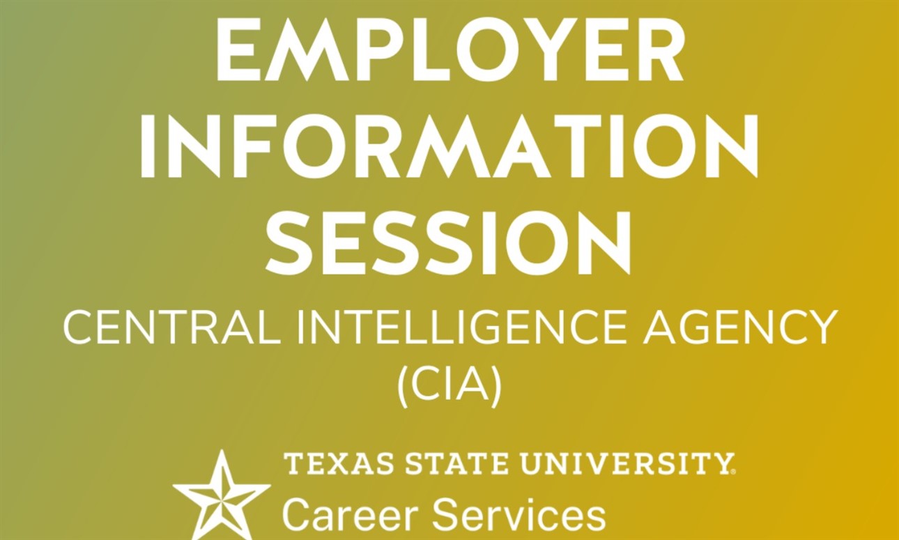 Central Intelligence Agency (CIA) Information Session