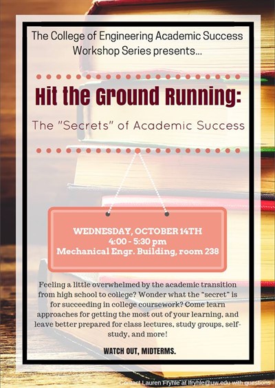 Engr Academic Success: Hit the Ground Running