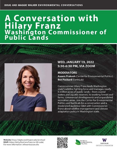 Environmental Conversations: Commissioner Hilary Franz