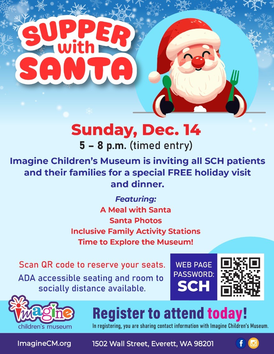 Supper With Santa at Imagine Children's Museum