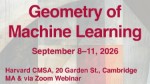 The Geometry of Machine Learning 2026