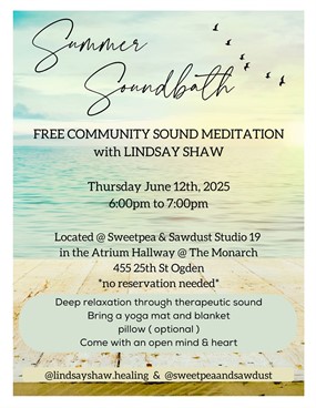 Summer Sound Bath with Lindsay Shaw