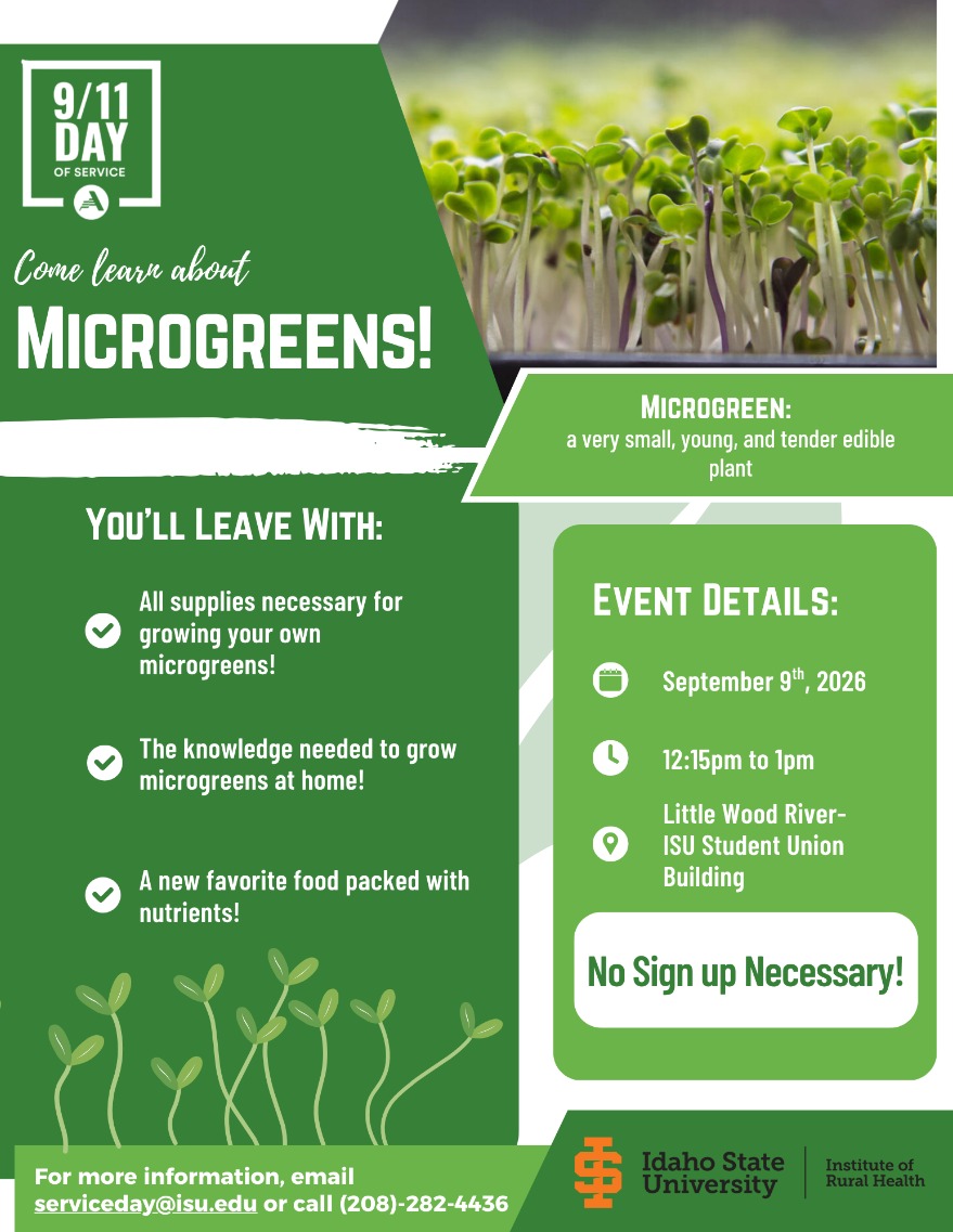 ISU's 9/11 Day of Service: Microgreens Class