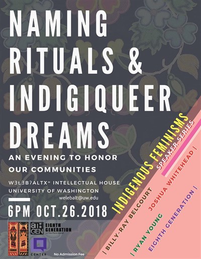 Naming Rituals and Indigiqueer Dreams: An Evening to Honor Our Communities.