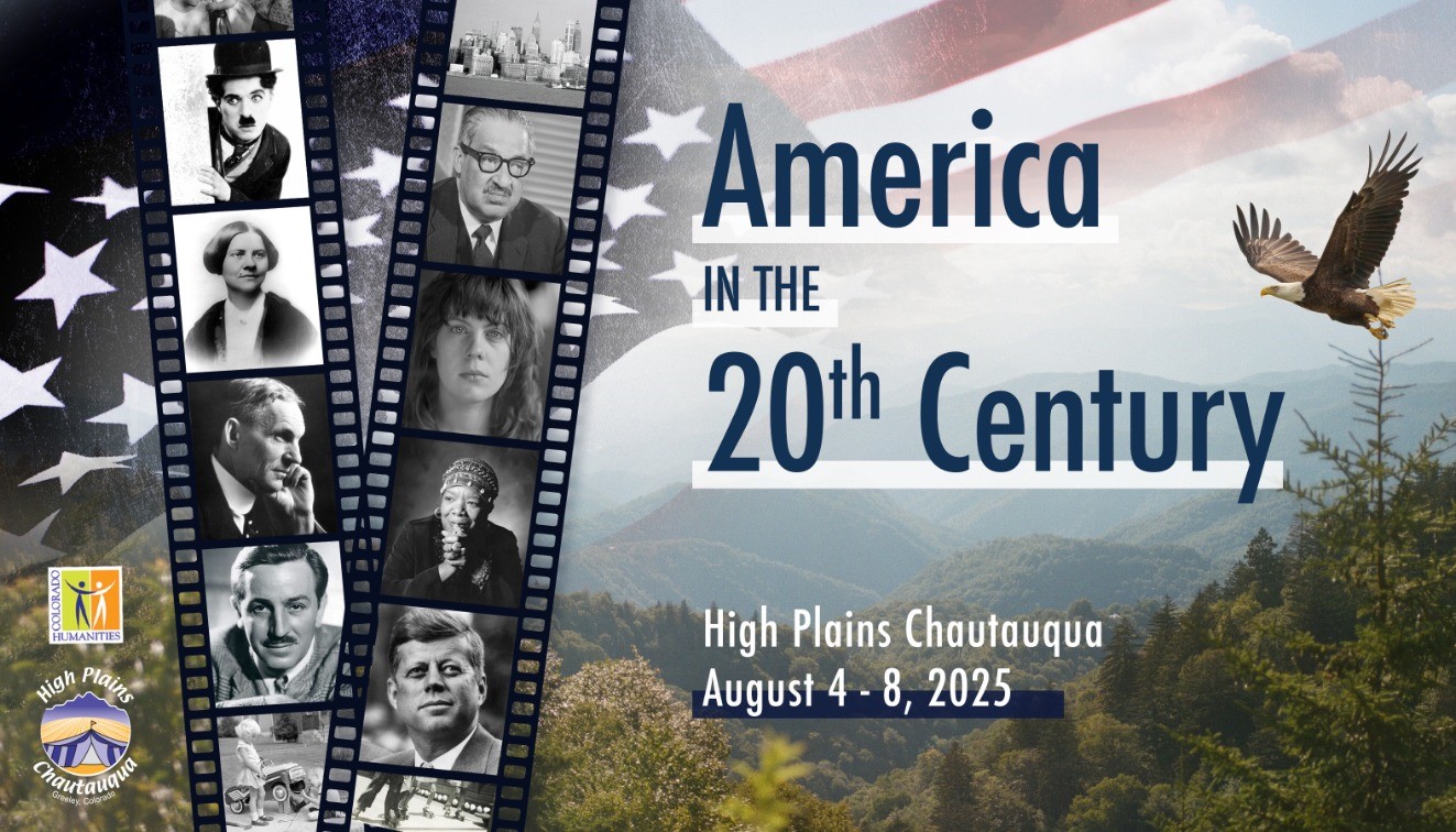 High Plains Chautauqua America in the 20th Century Save the Date Card
