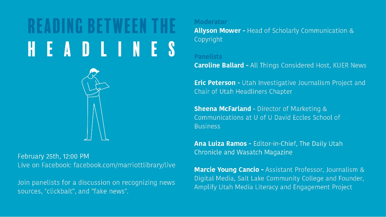 "Reading Between the Headlines" - A Panel Discussion "Reading Between the Headlines" - A Panel Discussion