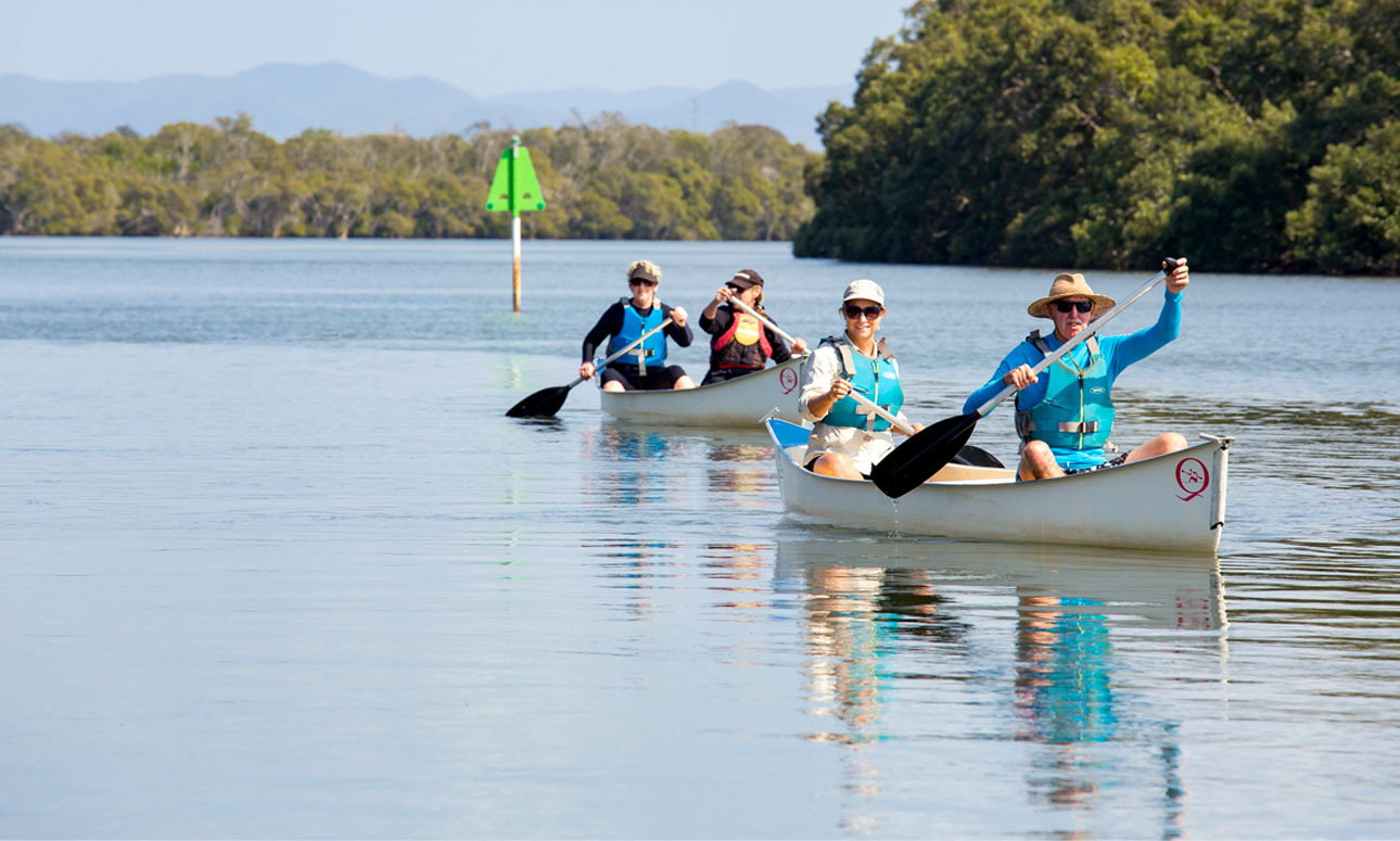 Sailing and kayaking