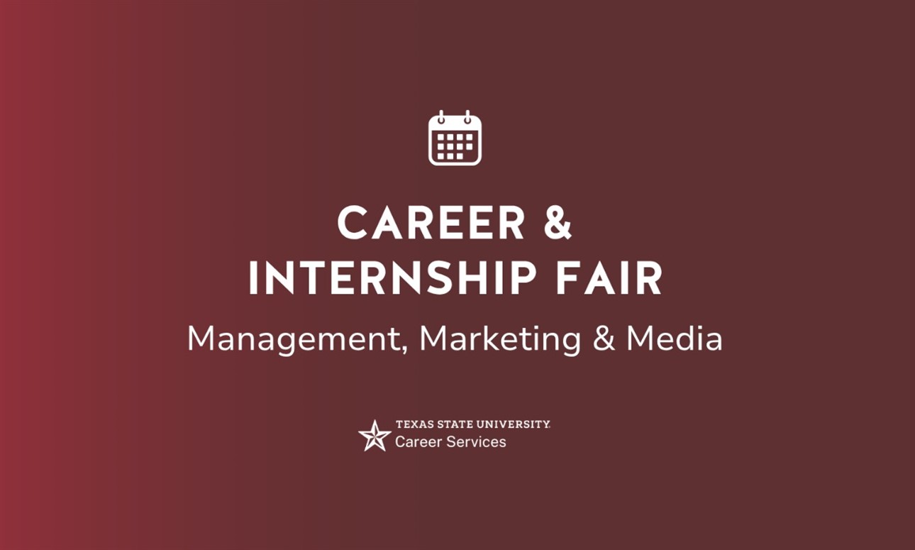 Management, Marketing, & Media Job & Internship Fair