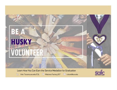 Husky Volunteer Medallion: Orientation to Service
