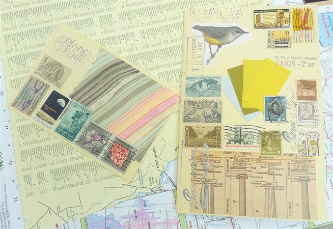 Wine and Design: Mail Art with Let's Go Postal