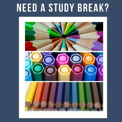 Need a Study Break? Community Coloring Event