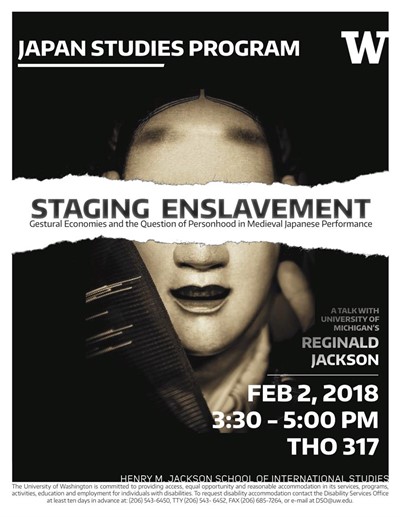 Lecture: Staging Enslavement: Gestural Economies and the Question of Personhood in Medieval Japanese Performance
