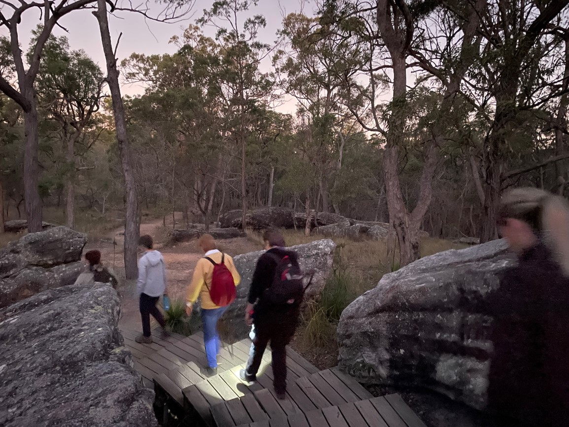 Twilight walk - Rocks Track