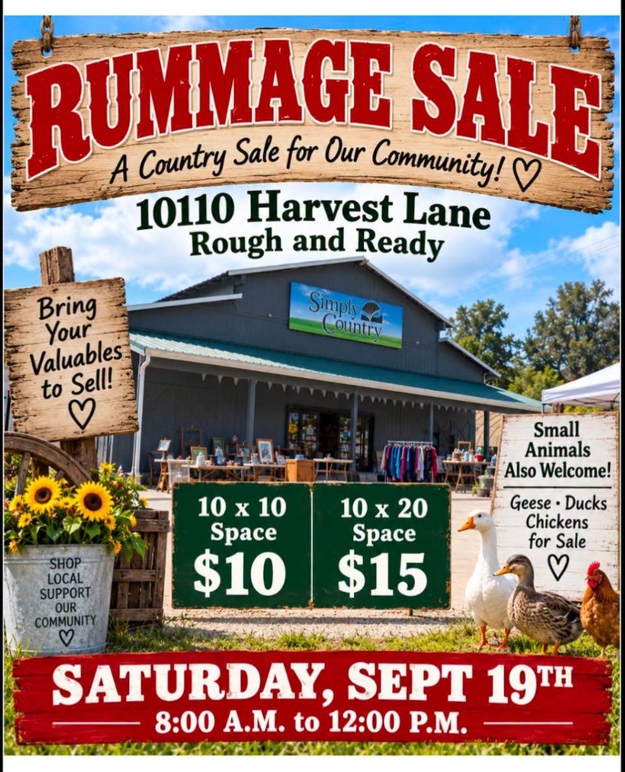 Community Rummage Sale.