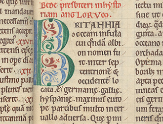 Beyond the Book of Kells: A Twelfth-Century Bede from Bury