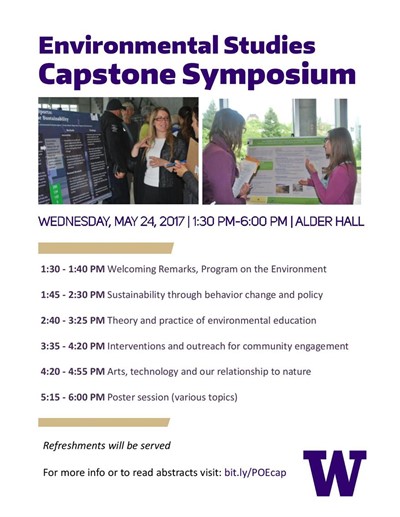 Program on the Environment Capstone Symposium