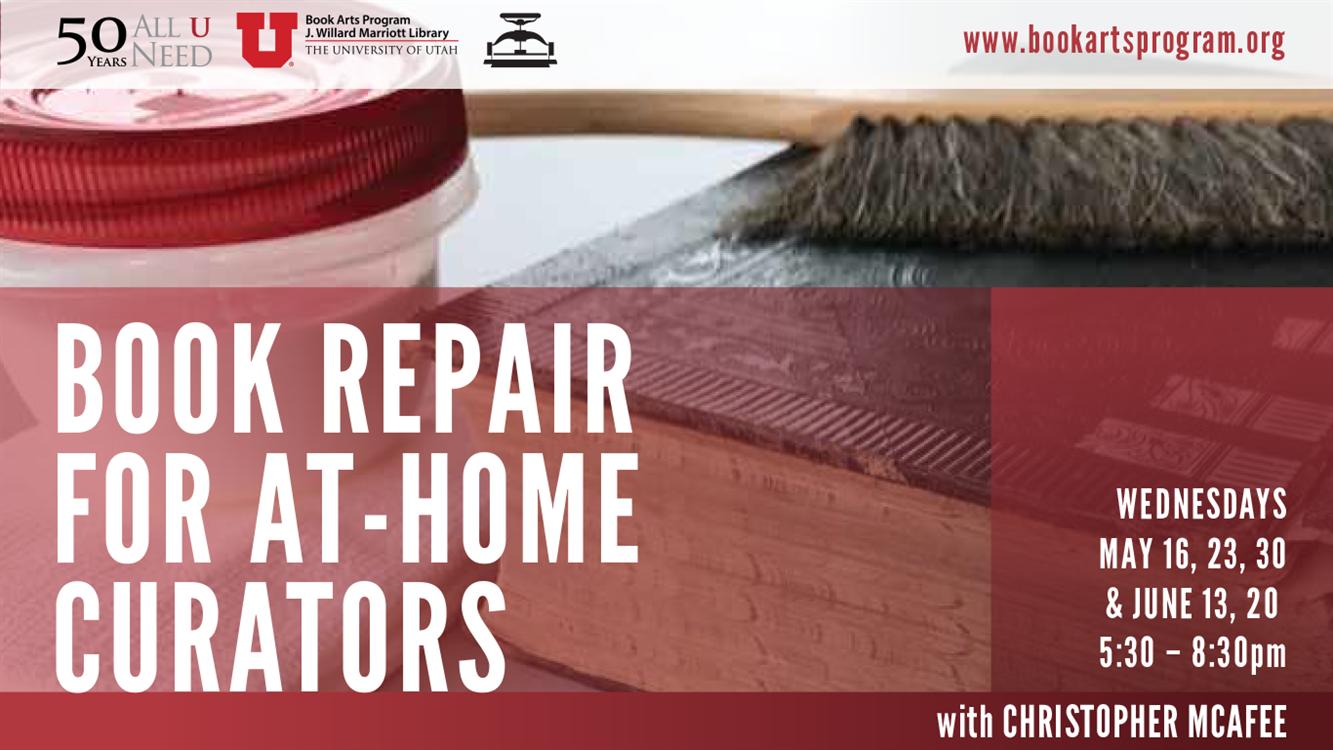 Book Repair for At-home Curators: Christopher McAfee Book Repair for At-home Curators: Christopher McAfee