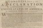 Declaration of Independence, detail Declaration of Independence, detail