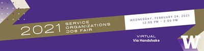 University of Washington Service Organizations Mini Job Fair 2021