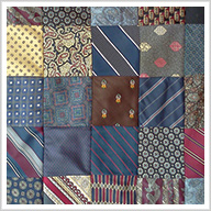 Necktie Quilts: Repurposed Finery