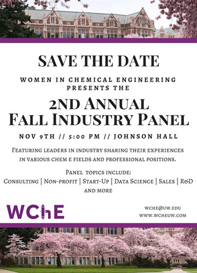 Women in Chemical Engineering Fall Industry Panel