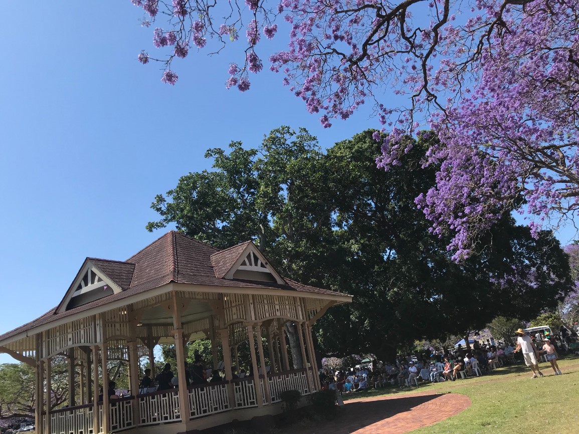 Bands in Parks: Jacarandas and Jazz