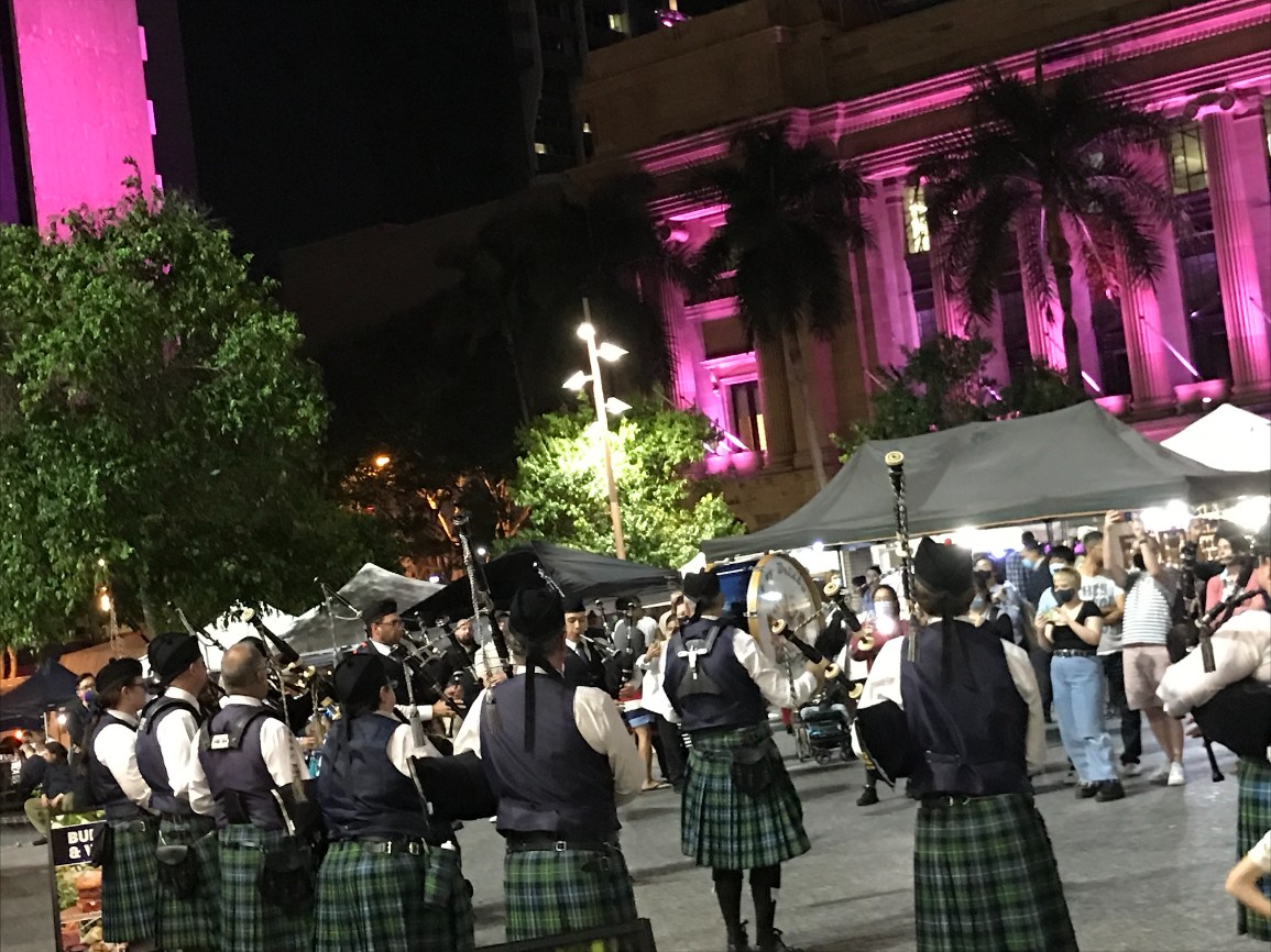 Bands in Parks: Pipers in the Square