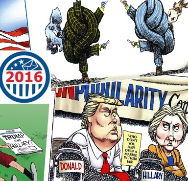 EXHIBIT: Editorial Cartoons - Election 2016