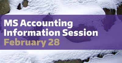 MS Accounting Program Information Session